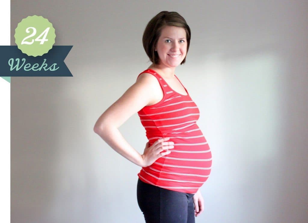 6 months pregnant