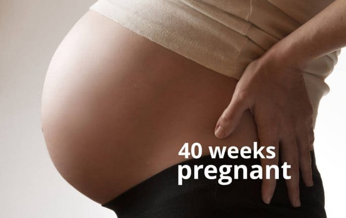 40 weeks pregnant